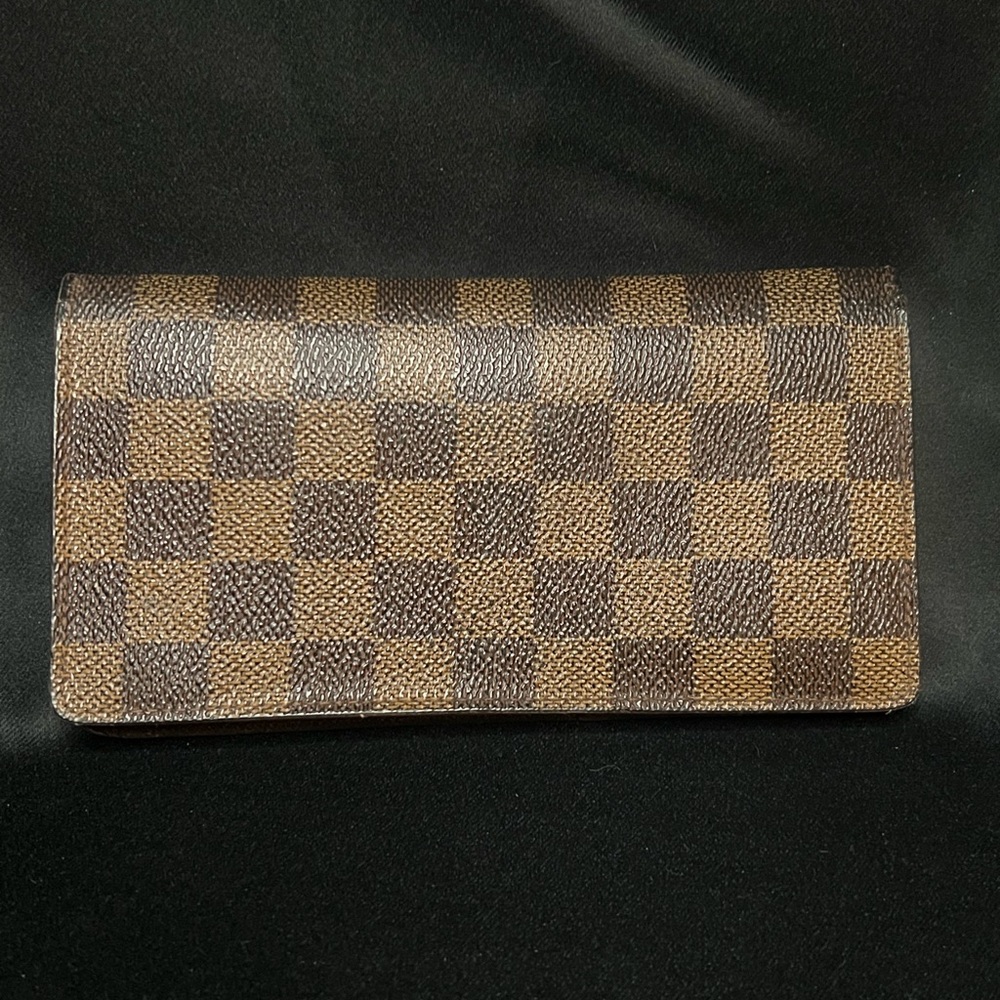 Louis Vuitton Damier Brazza Ebene Long Bifold